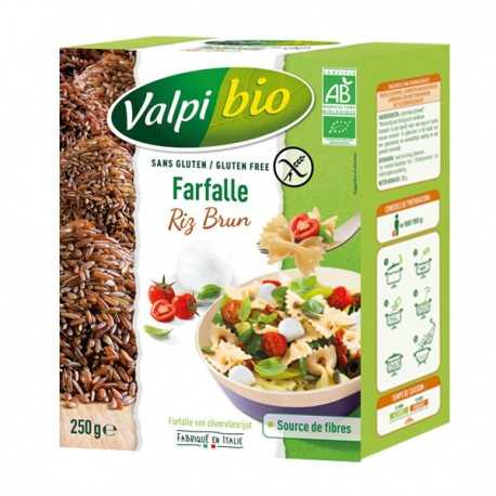 VALPIBIO - Farfalle riz brun BIO (250 g) lppr 1.40e