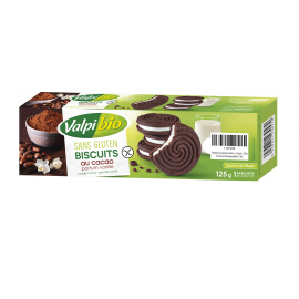 Biscuits cacao-vanille sans gluten BIO - VALPIBIO (125g) cpam 1.59e