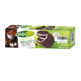 Biscuits cacaotés-vanille sans gluten BIO - VALPIBIO (125g) lppr 1.59€