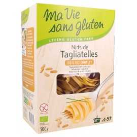 Tagliatelles riz-complet sans gluten BIO - MA-VIE-SG (300g) lppr 1.40€