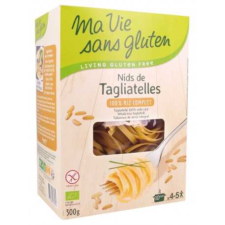 MA-VIE-SG - Nids de tagliatelle 100% riz complet (300 g)