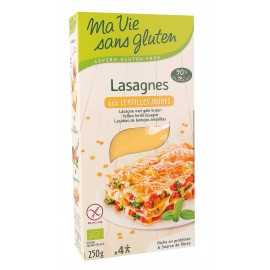 Lasagnes lentille-jaune sans gluten BIO - MA-VIE-SG (250g) lppr 1.40€
