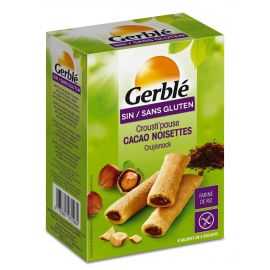 Biscuits fourres cacao-noisette sans gluten CROUSTI-PAUSE - GERBLE (125g) cpam 1.59e