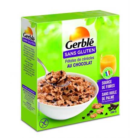 Pétales céréales-cacao sans gluten - GERBLE (300g)