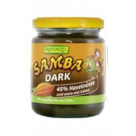 Pâte à tartiner chocolat-noisette SANS lait SAMBA-DARK BIO - RAPUNZEL (250g)