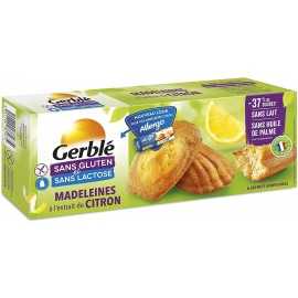 Madeleines au citron sans gluten - GERBLE (180g) cpam 2.23e