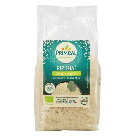 Riz thaï mi-complet BIO - PRIMEAL (500g)