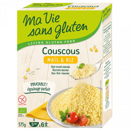 Couscous maïs-riz sans gluten BIO - MA-VIE-SG (375g)