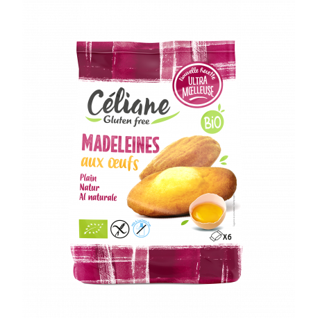 CELIANE - Madeleines AUX OEUFS X6 BIO (180 g) lppr 2.23e