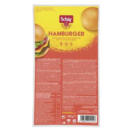 Pains hamburger sans gluten X4 - SCHAR (300g) lppr 1.44€
