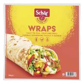 Galettes fines sans gluten X2 WRAPS - SCHAR (160g) lppr 0.72€