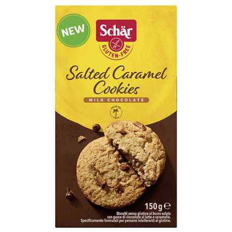 Cookies sans gluten caramel-beurre-salé - SCHAR (150g) lppr 1.91€