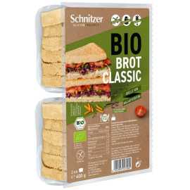 Pain de mie nature CLASSIC sans gluten BIO - SCHNITZER (400g) cpam 1.92e