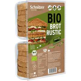 Pain de mie RUSTIC sans gluten BIO - SCHNITZER (430g) lppr 1.92€