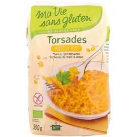 Torsades maïs-riz sans gluten BIO - MA-VIE-SG (500g) lppr 2.80€