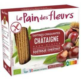 Toasts riz-châtaigne BIO - PAIN-des-FLEURS (150g) lppr 0.72€