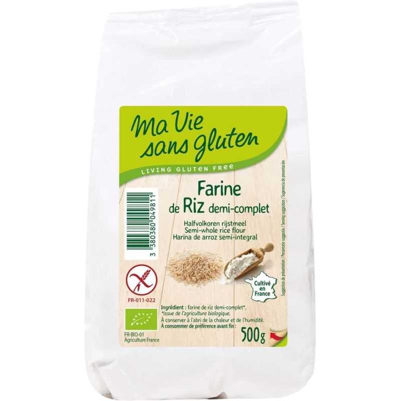Vente Farine de riz semi-complet sans gluten - bio - Jardin BiO étic - Léa  Nature Boutique bio
