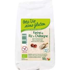Farine riz-châtaigne sans gluten BIO - MA-VIE-SG (500g)