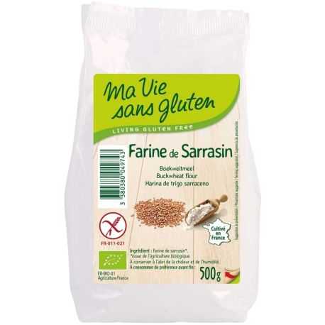 Farine de sarrasin sans gluten BIO - MA-VIE-SG (500g)