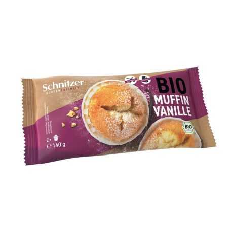 Muffins vanille sans gluten X2 BIO - SCHNITZER (140g) lppr 1.59€