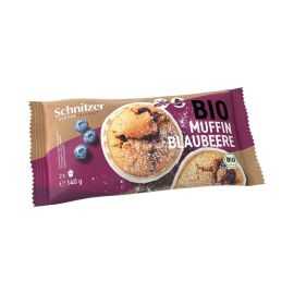 Muffins myrtille sans gluten X2 BIO - SCHNITZER (140g) cpam 1.59e