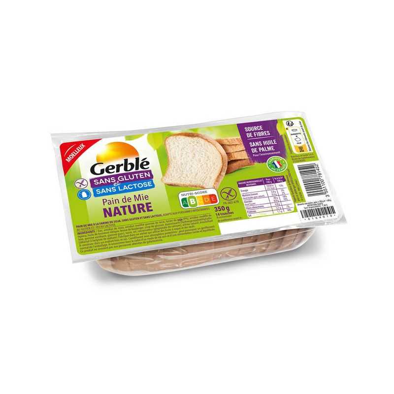 Pain de mie nature sans gluten ALLERGO