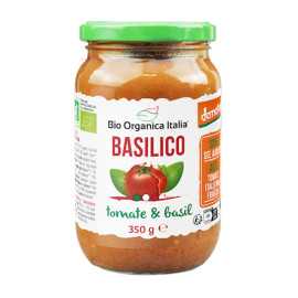 Sauce tomate basilic BIO – BIO-ORGANICA (350g)