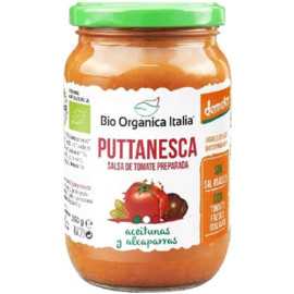 Sauce tomate puttanesca BIO – BIO-ORGANICA (350g)