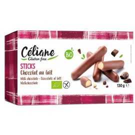 Batonnets choco-lait sans gluten BIO - CELIANE (130g) cpam 1.59e