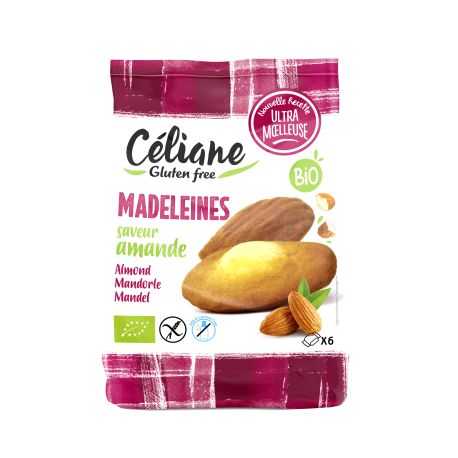 Madeleines amande sans gluten X6 BIO - CELIANE (180g) lppr 2.23€