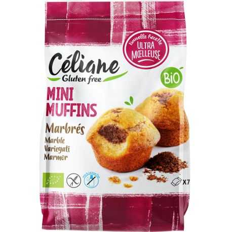 Mini-muffins marbrés sans gluten BIO - CELIANE (200g) lppr 2.54€