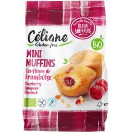 Mini-muffins framboise sans gluten BIO - CELIANE (200g) cpam 2.54e
