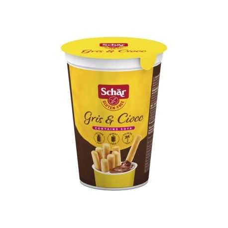 Grissini et pâte-cacao sans gluten GRIS-CIOCC - SCHAR (52g) lppr 0.64€