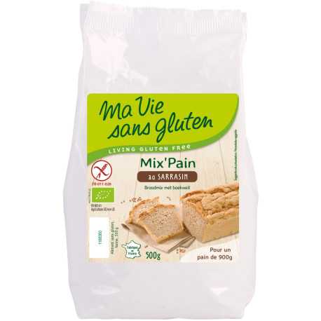 Mix pain au sarrasin sans gluten BIO - MA-VIE-SG (500g) cpam 2.25e
