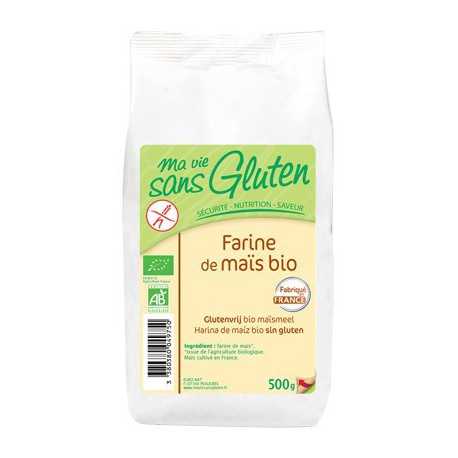 Farine de maïs sans gluten BIO - MA-VIE-SG (500g)