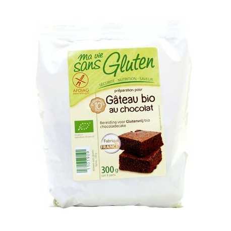 Mix gâteau-chocolat sans gluten BIO - MA-VIE-SG (300g) lppr 0.45€