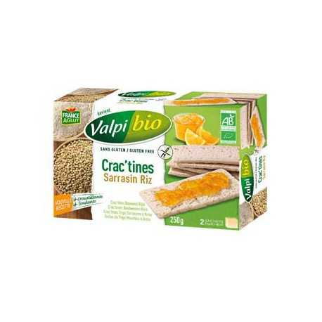 VALPIBIO - CRACTINE sarrasin-riz BIO (250 g) lppr 1.20e