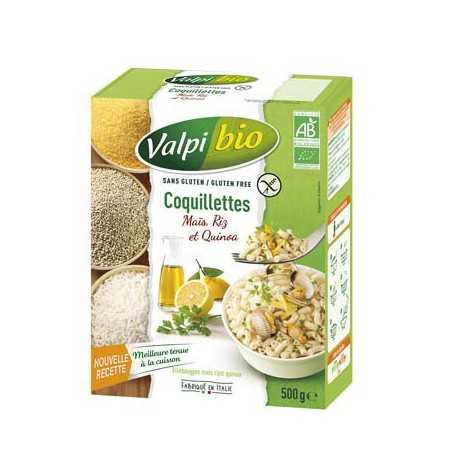 VALPIBIO - Coquillettes Maïs-riz-quinoa BIO (500 g) lppr 2.80e