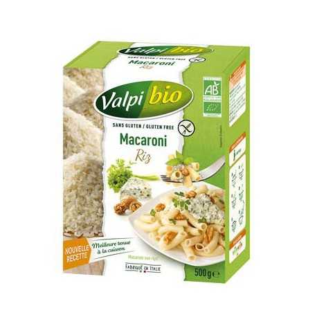 VALPIBIO - Macaroni riz-complet BIO (500 g) lppr 2.80e