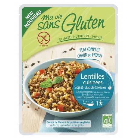 MA-VIE-SG - Céréales cuisinées lentilles-soja-riz-sarrasin BIO (220 g)