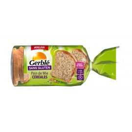 Pain de mie céréales-graines sans gluten - GERBLE (400g) cpam 1.92e