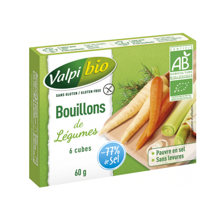 VALPIFORM - Bouillon de légume BIO (6 X 10 g)